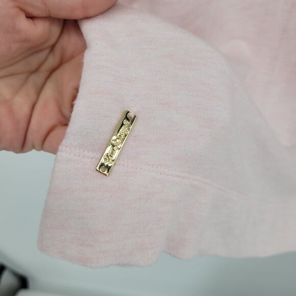 Lilly pulitzer Womens small pink Belinda pullover off shoulder long sleeve - Picture 8 of 10